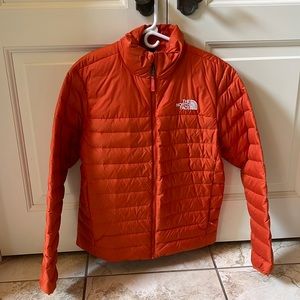 Mens North Face orange jacket